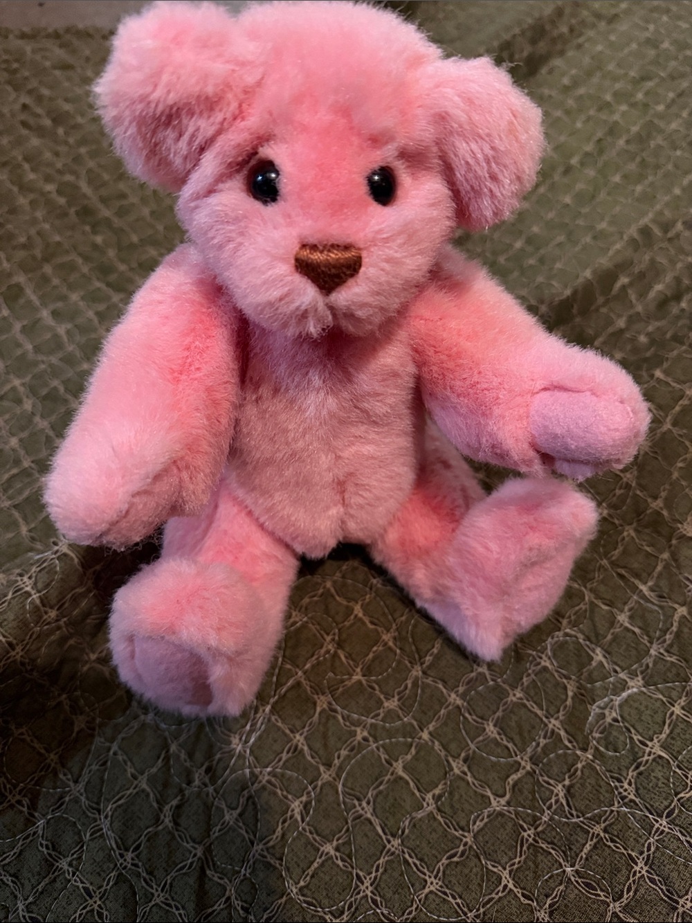 Plush Pink Teddy Bear Soft Cuddle Toy